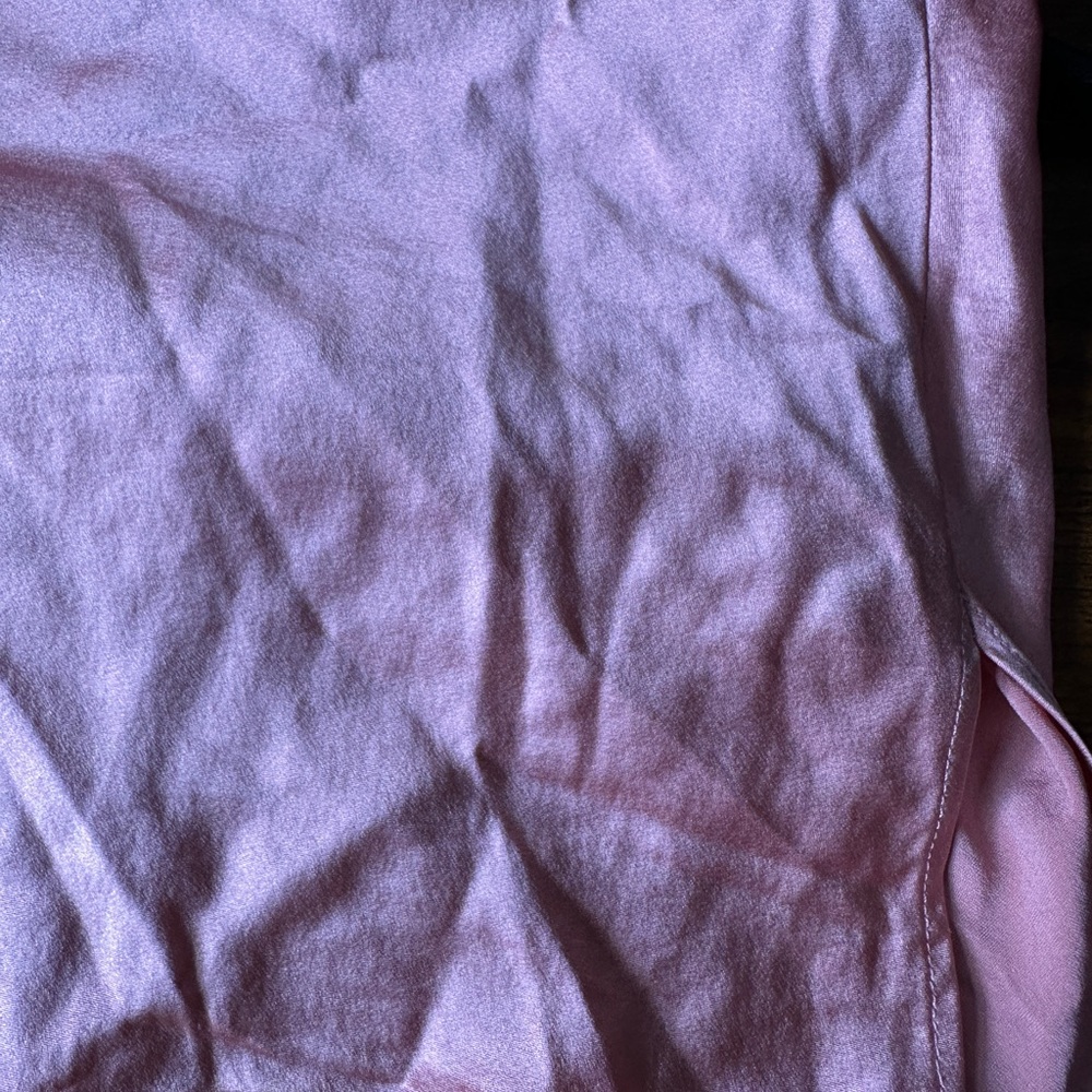 Cami NYC Busy Heart Stretch Silk Pearl Chain Strap Cami Pink Quartz Size S - Picture 8 of 14